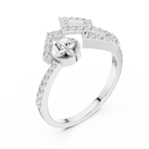 Silver Gleam Designer Ring