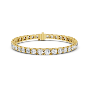 Classic Yellow Gold Diamond Tennis Bracelet