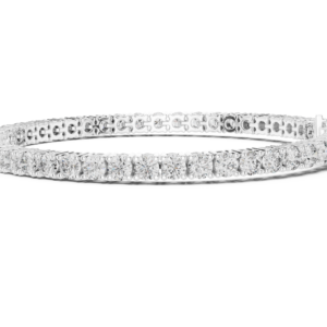 Elegant White Gold Diamond Bracelet